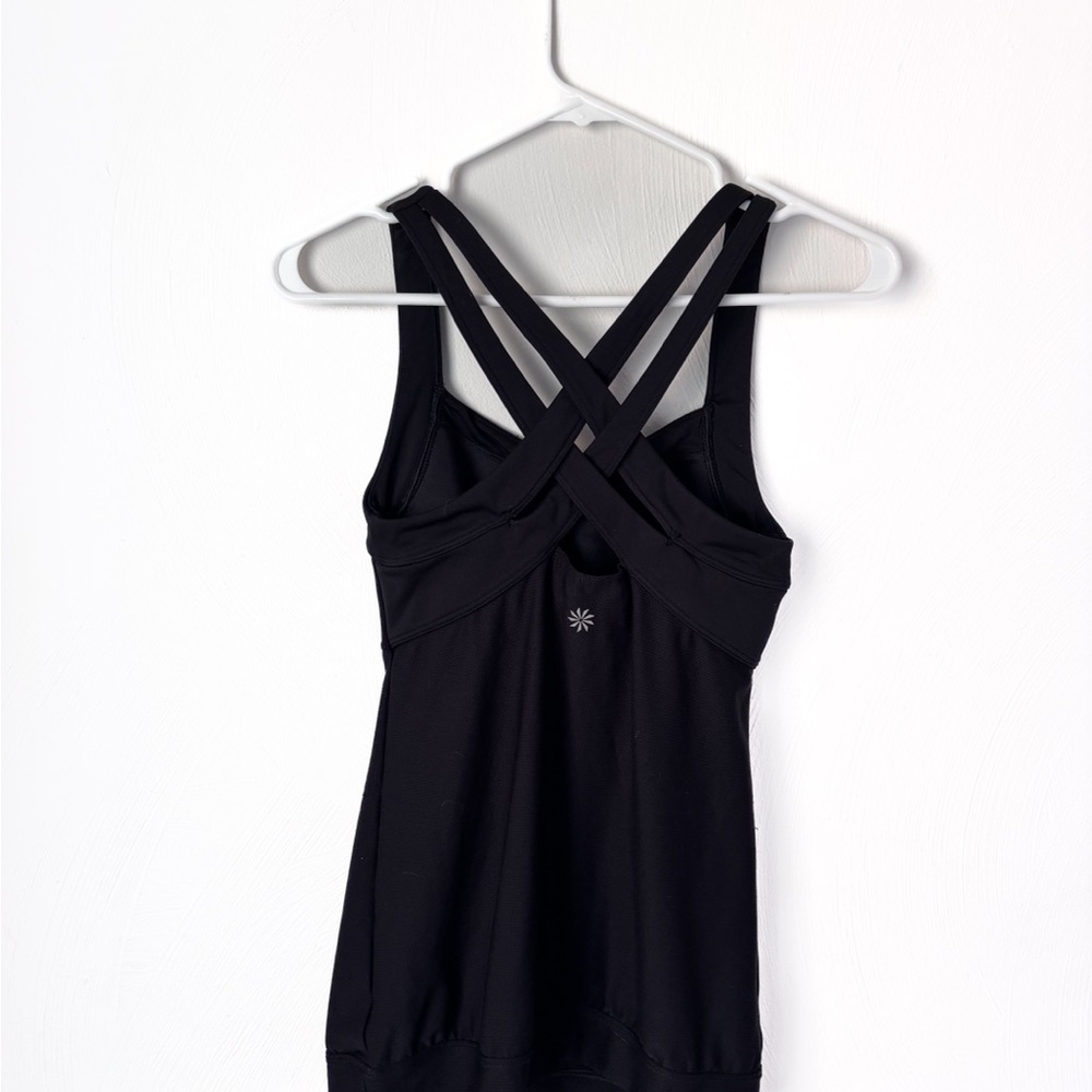 Athleta Tank Miles Top Mesh in Black. size XS - Picture 4 of 5